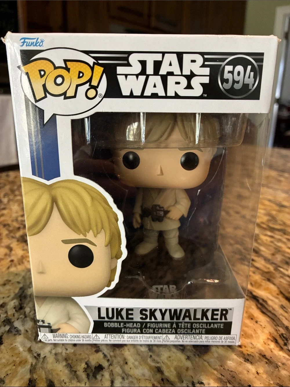 Funko Pop! Star Wars Luke Skywalker Blonde Bobble-Head Vinyl Figure